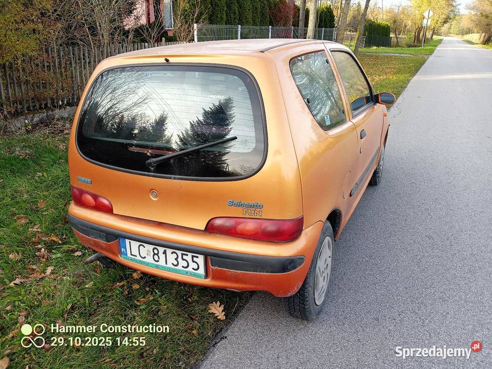 Fiat Seicento 2000r 900 długie OC Włodawa
