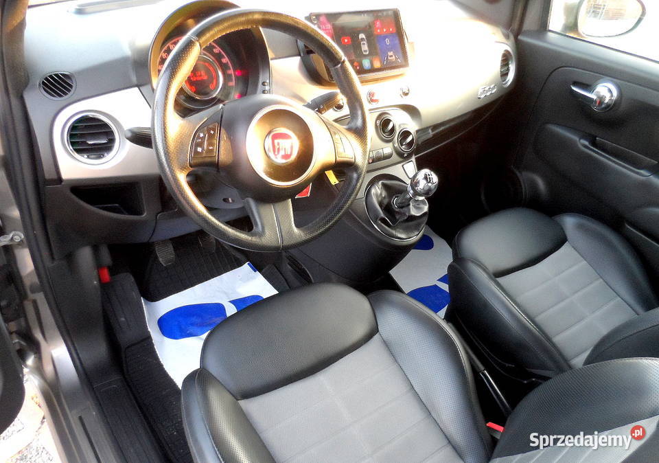 Fiat 500 Kamera tyl i przódPoł SkóryKima radio Bochnia