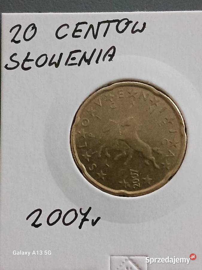 20 Centów Słowenia 2007 r Konin