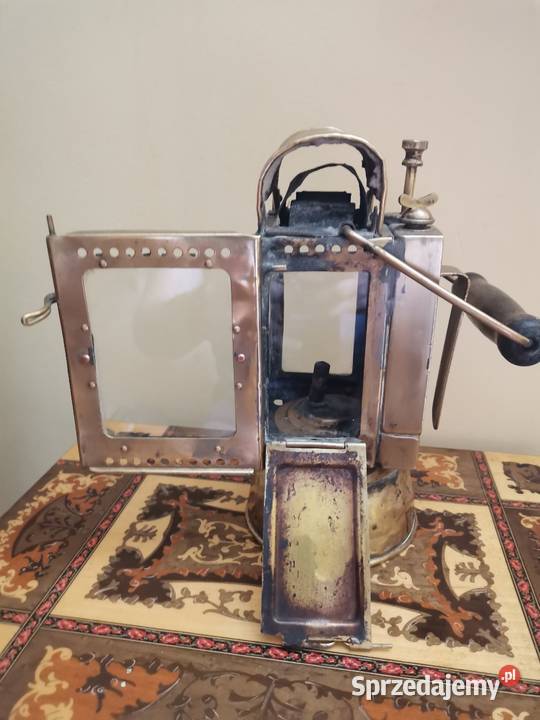 Stara lampa kolejowa Art Deco Kraków