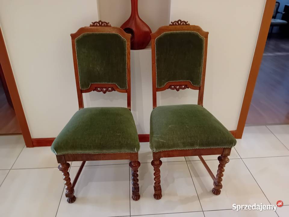 Krzesła stołowe 2 antyk Szczecin