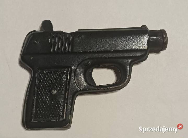 Stary korkowiec zabawka z PRL metalowy w pełni Katowice