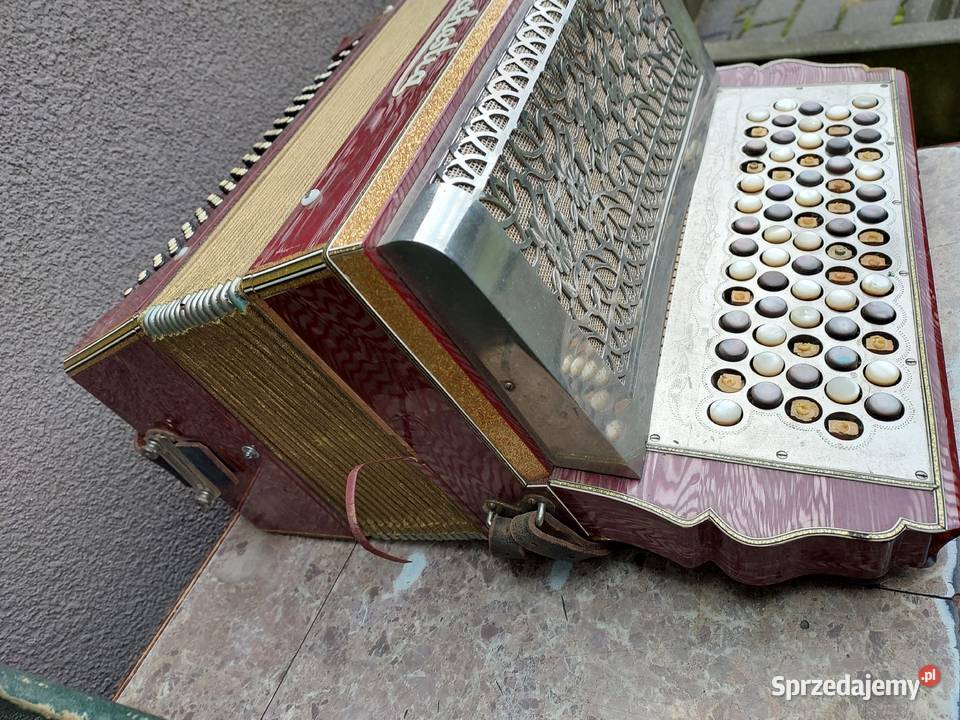Stary akordeon guzikowy Orchestra heligonka do pomorskie Tczew