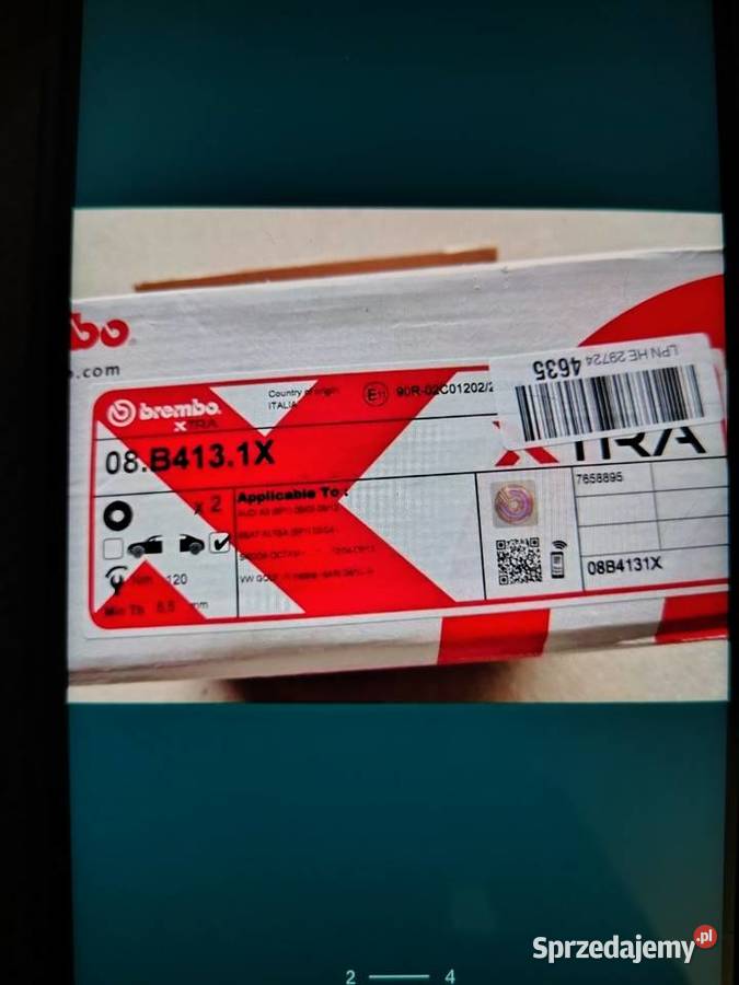 Tarcze Brembo Xtra 08B4131X Sosnowiec
