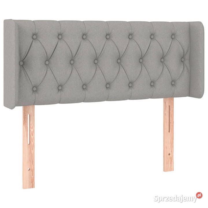 Zagłówek do łóżka z LED jasnoszary 93x16x7888 Warszawa