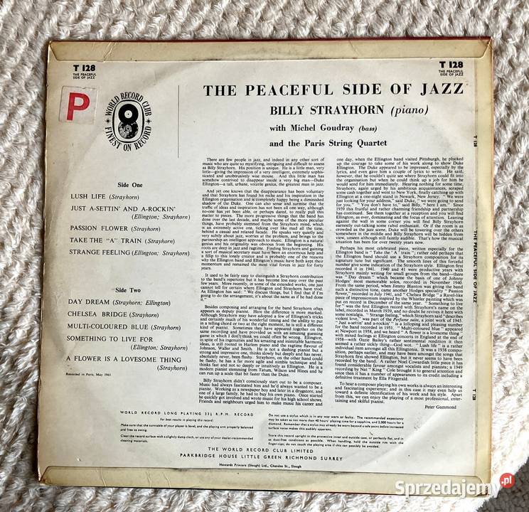 Billy Strayhorn The Peaceful Side Of Jazz Szczecin