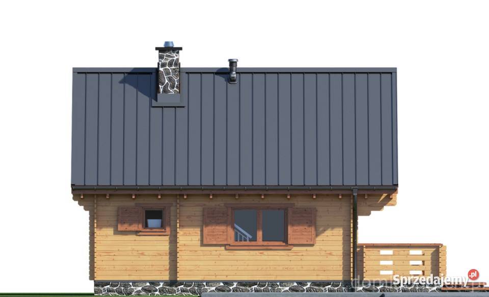 Domy drewniane z bali ceny Alicja 7x5 Warszawa