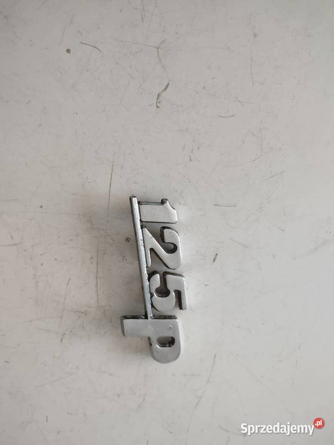 FIAT 125p FSO NAPIS ZNACZEK CHROM ZABYTEK LADNY osobowe Świdnik
