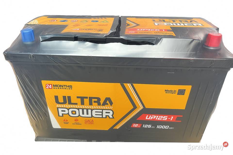 Akumulator Ultra Power 12V 125Ah 1000A MOCNY AKU