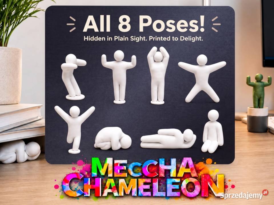 Meccha Chameleon Figurki Gry 8 70mm Białe Do dolnośląskie Siedlce