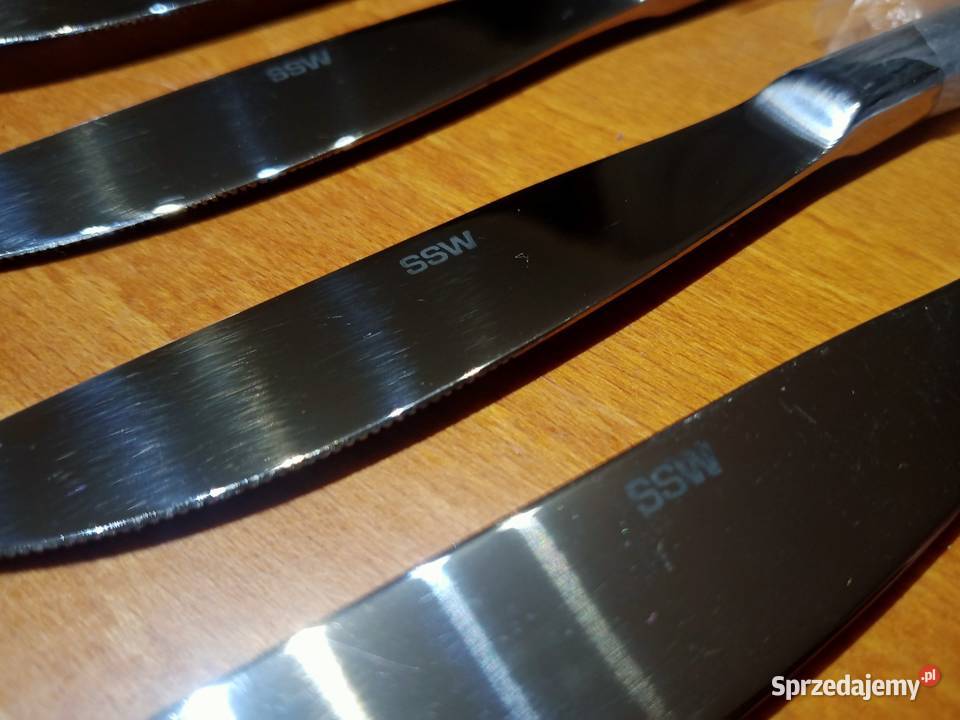 Noże stołowe SSW 6 niecałe 22 nowe Kraków