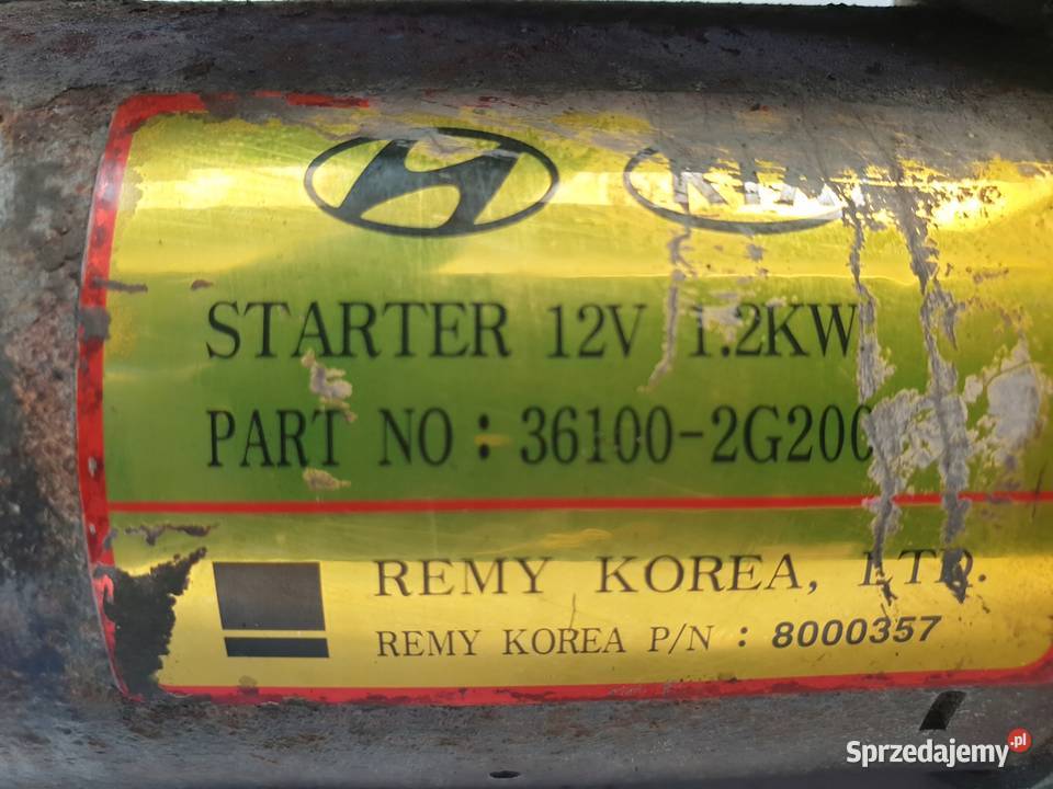 ROZRUSZNIK Hyundai IX30 20 B ROZRUSZNIK Rudka