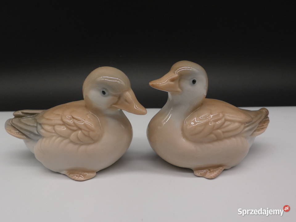 Figurki Kaczki HOMCO Komplet 2 Japonia Porcelana i szkło Raszków sprzedam