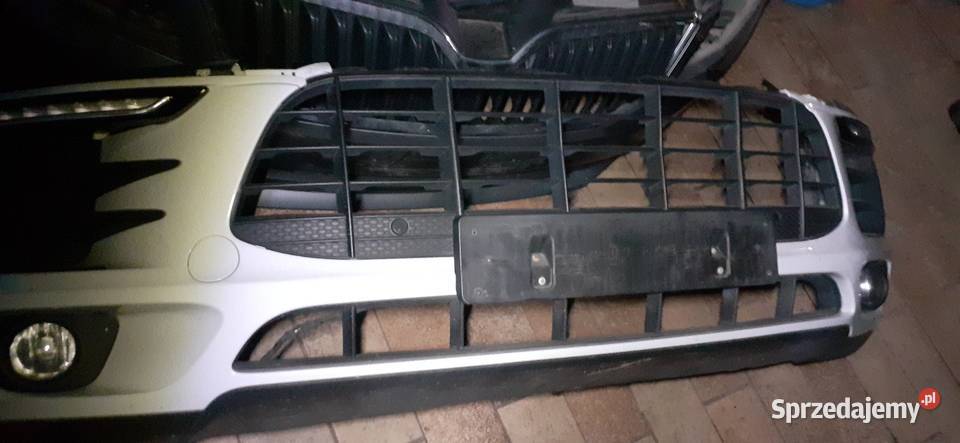 Porsche Macan kompletny Zderzak 95B biały Części samochodowe Legnica sprzedam