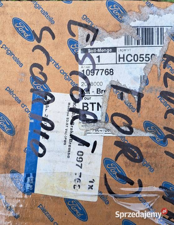 Klocki hamulcowe Ford EscortScorpioMondeo Pyrzyce