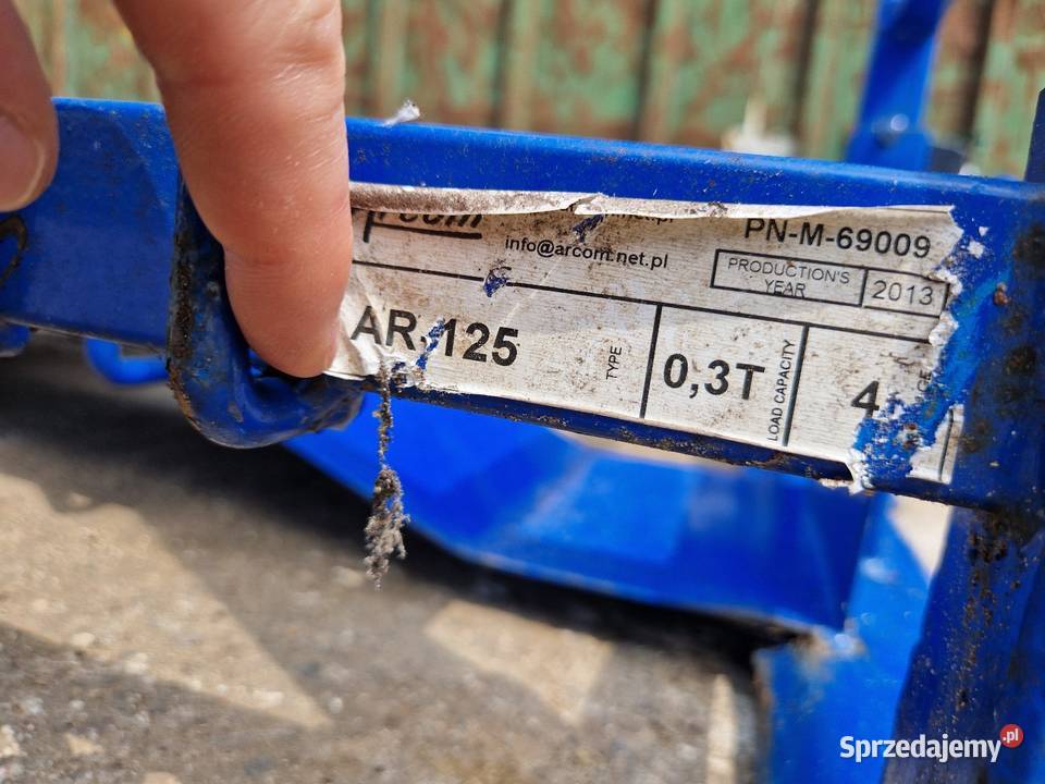 Platforma do transportu motocykla arcom ar125 Świnoujście