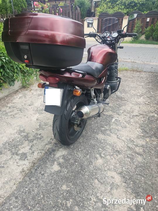 Kawasaki ZR7 750 regulowane zawieszenie kufer metalic Warszawa