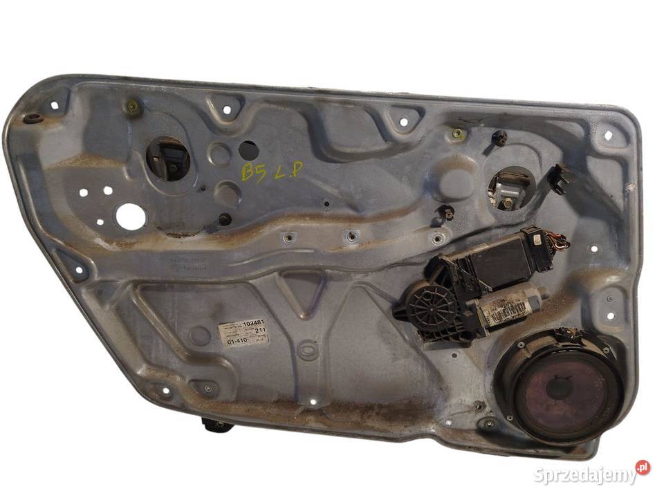 MECHANIZM PODNOŚNIK SZYBY LEWY PRZÓD VW PASSAT