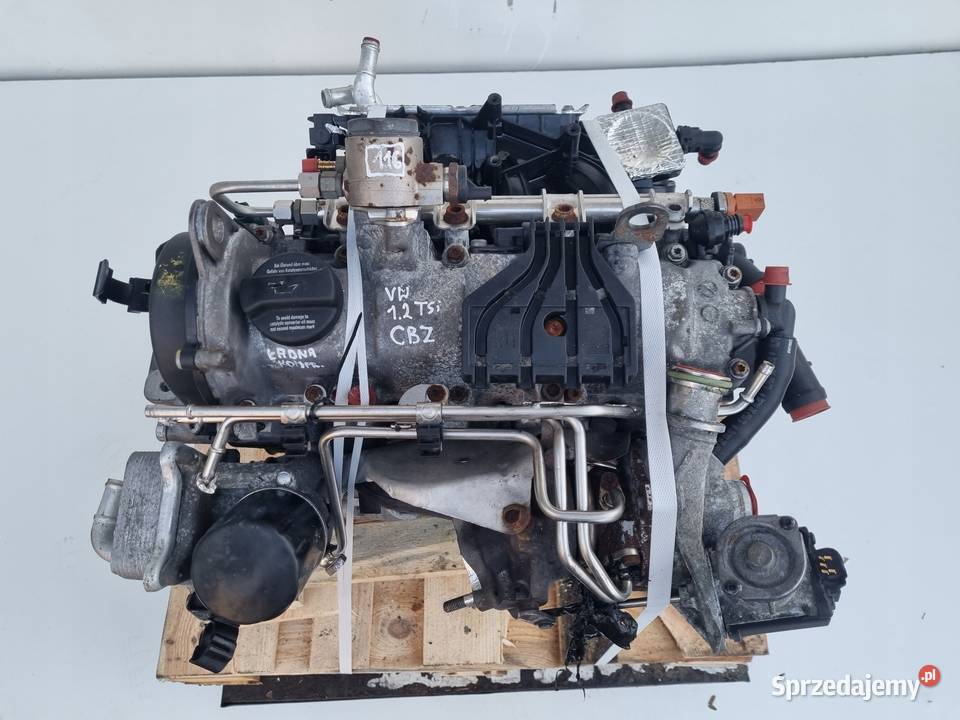 SILNIK KOMPLET VW Polo V 12 T TSI TURBO 105 osobowe Silniki kompletne Rudka
