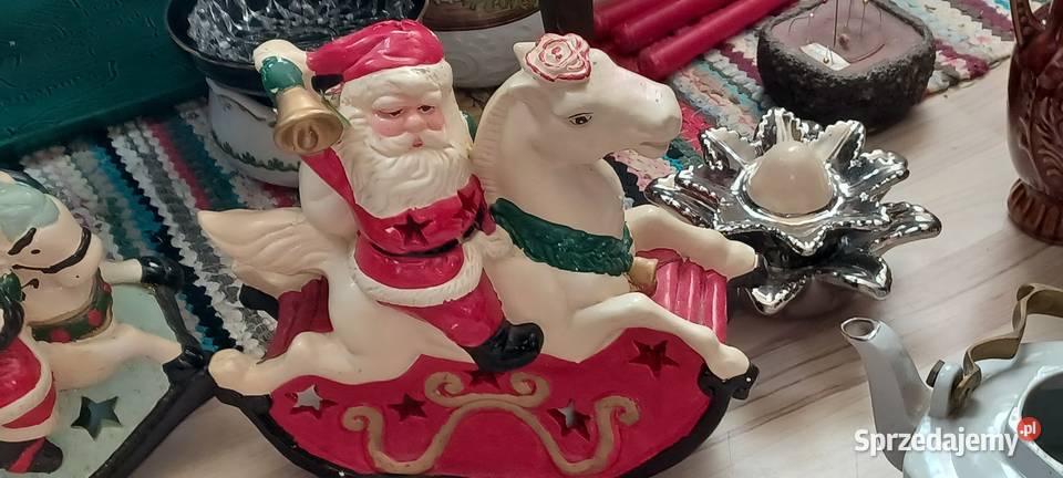 na Boże Narodzenie vintage Bavaria świeczniki
