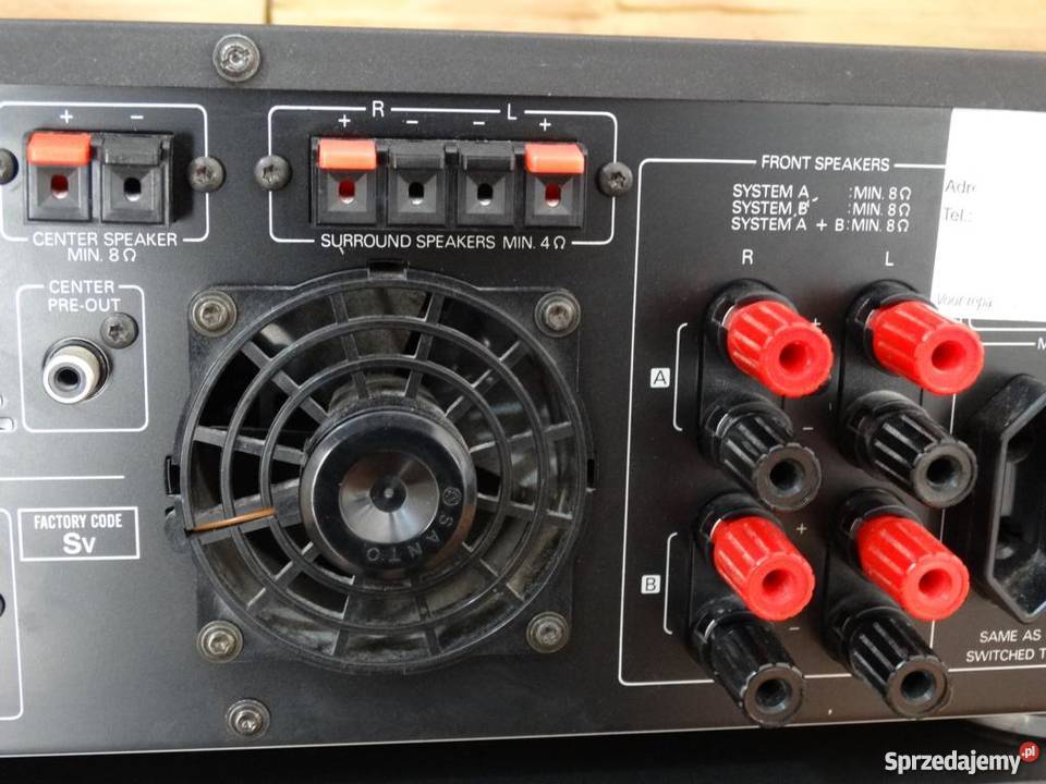 Amplituner Philips z CD mocny i sprawny 460 wat