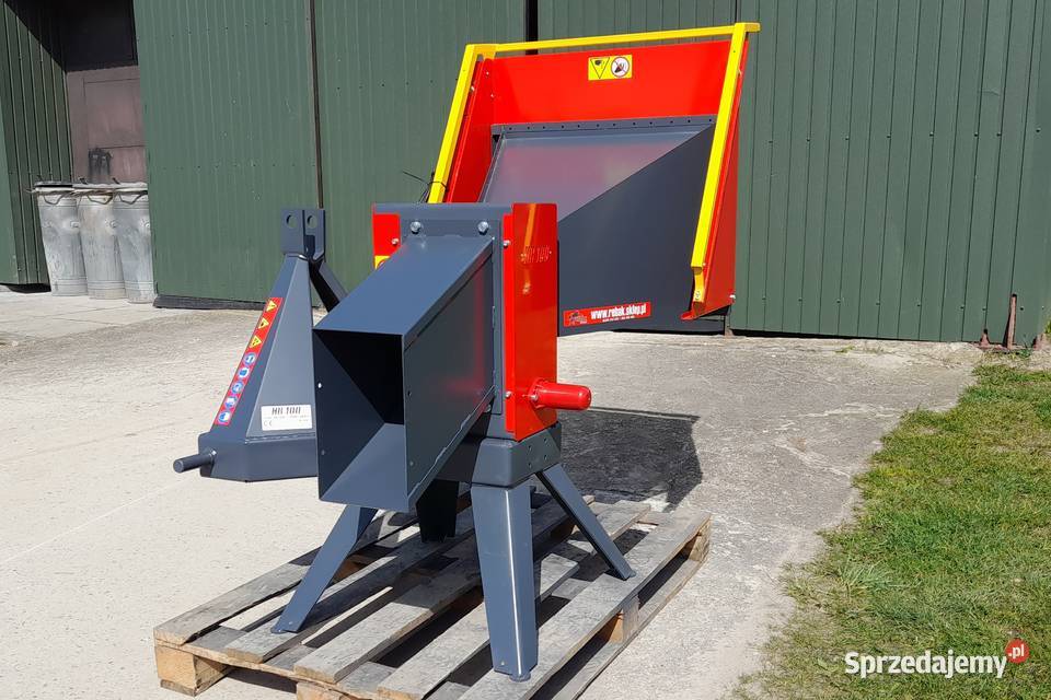 Rębak walcowy HR 100 6 noży MetalCAD gałęzie do lubelskie Janów Lubelski