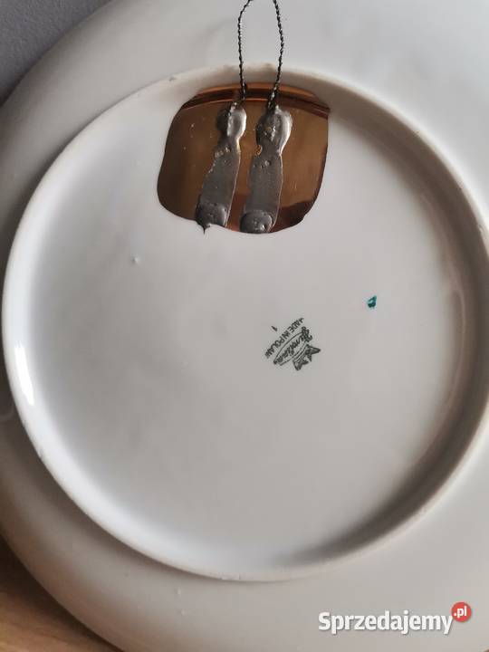 Stara patera talerz Jaś i Małgosia porcelana Porcelana i szkło
