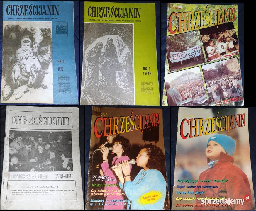Chrześcijanin czasopismo Numery 19791992 Chełm