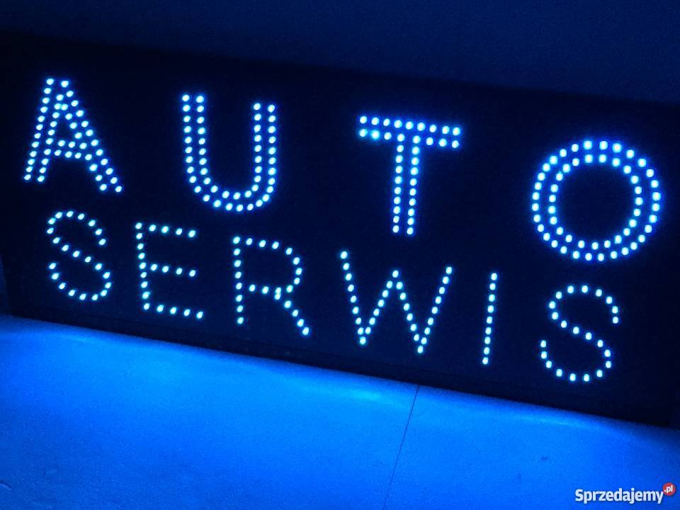 Reklama LED szyld 100x45 zewnętrzna Pomiechówek