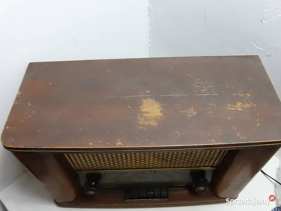Stary Lampowy Odbiornik Radiowy Philips Saturn Antyki Biłgoraj sprzedam