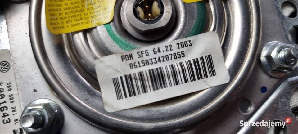 PODUSZKA AIRBAG VOLKSWAGEN SHARAN I LIFT Pozostałe kujawsko-pomorskie Lipno sprzedam