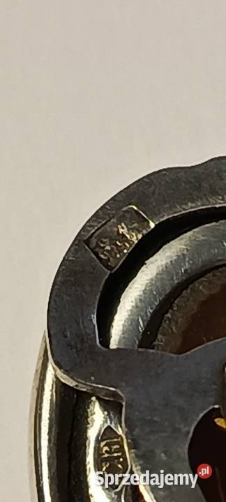 Klipsy Bursztyn Srebro Białystok