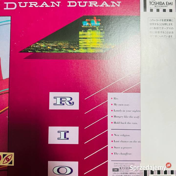 Duran Duran Rio Duran Duran Winyl mazowieckie Warszawa sprzedam