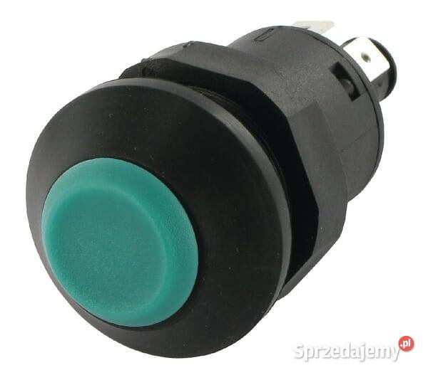 Przełącznik przyciskowy pusty okrągły zielony małopolskie Kamionna