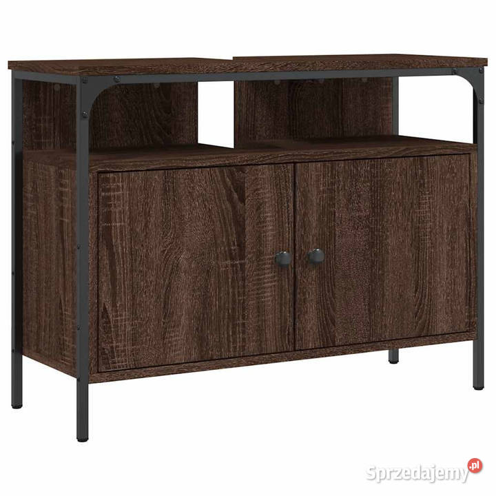 Szafka pod umywalkę brązowy dąb 80x30x60 Toaletki Meble Warszawa