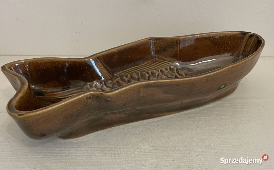 Bolesławiec ceramiczne naczynie w kształcie ryby Pozostałe Łódź sprzedam