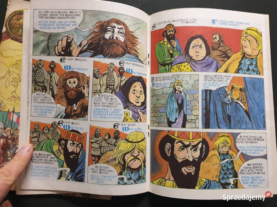 Legendy Polskie 2 dwujęzyczne komiksy niemiecki pomorskie Gdynia