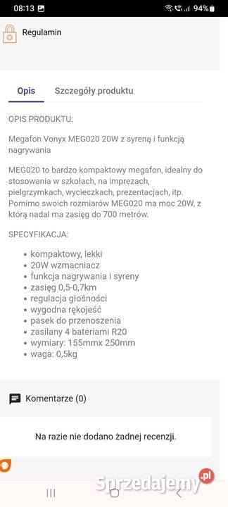 Megafon Vonyx Warszawa