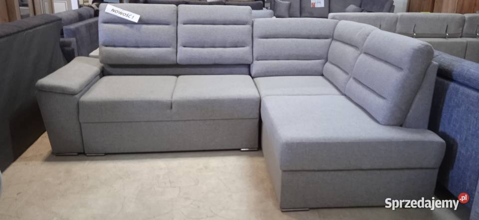 NAROŻNIK NA SPRĘŻYNACH Z FUNKCJĄ SPANIA 110cm Toruń
