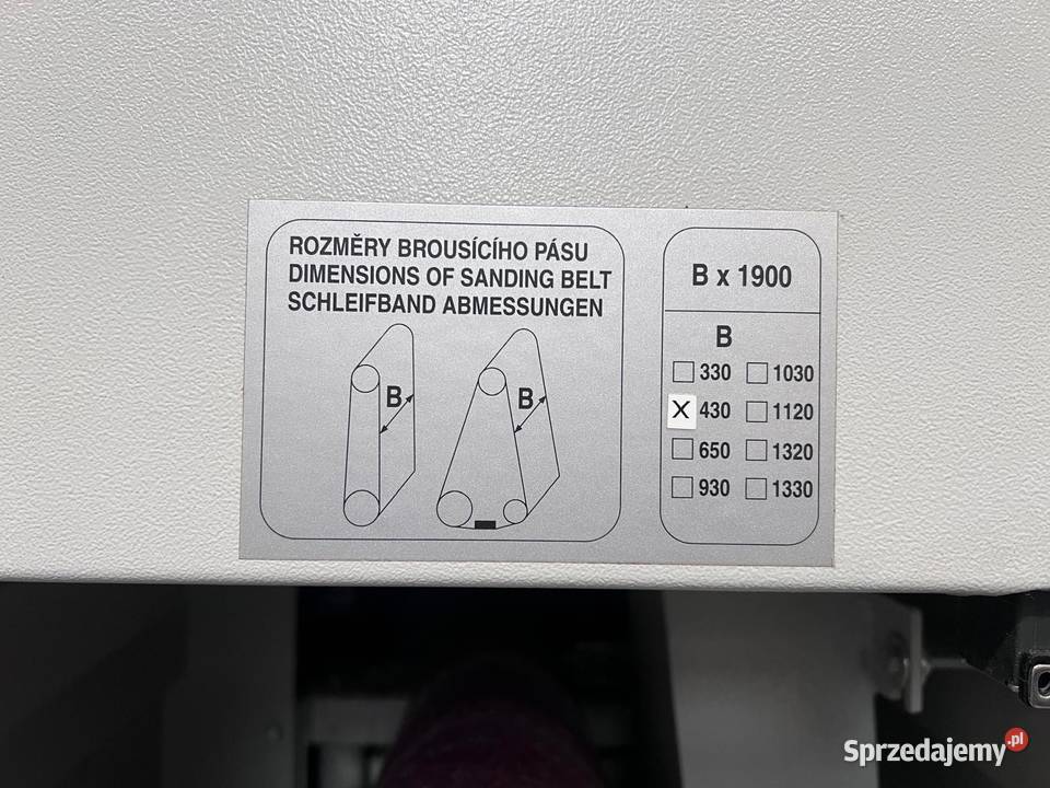 Szlifierka przelotowa Tornado Cindy 400 Juszczyn
