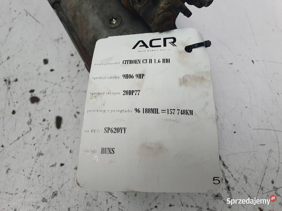 ROZRUSZNIK Citroen C3 C4 II Berlingo Peugeot osobowe Chełm