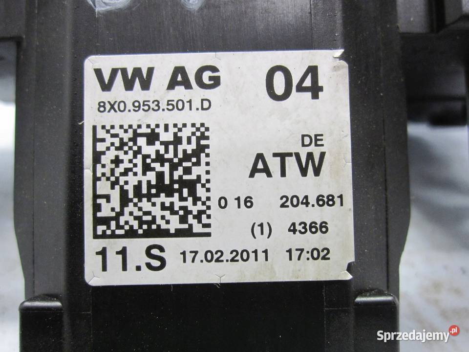 AUDI A1 przełącznik zespolony 8X0953501D Panele sterowania, przełączniki Kielce