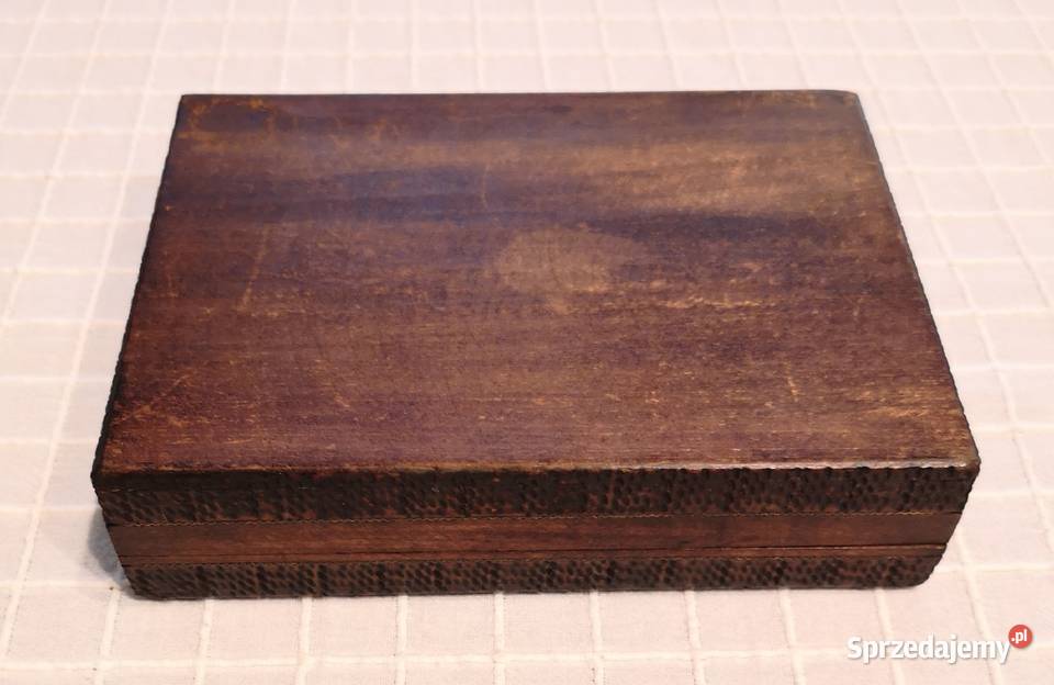 Szkatułka do kart z okresu PRL Katowice