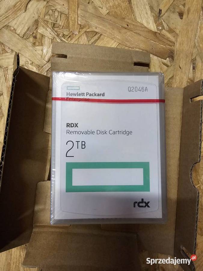 Kartridż wkład dysk do backupu RDX HPE 2TB