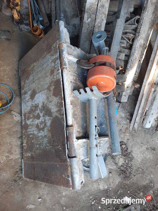 Hydrauliczny zgarniacz obornika usuwacz 2007 r nieuszkodzony warmińsko-mazurskie Gant