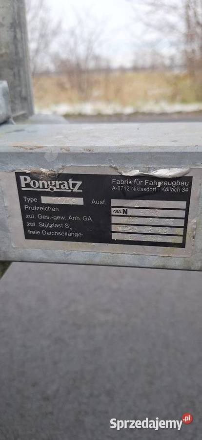 Przyczepka samochodowa lekka 750 super stan opolskie Dębska Kuźnia