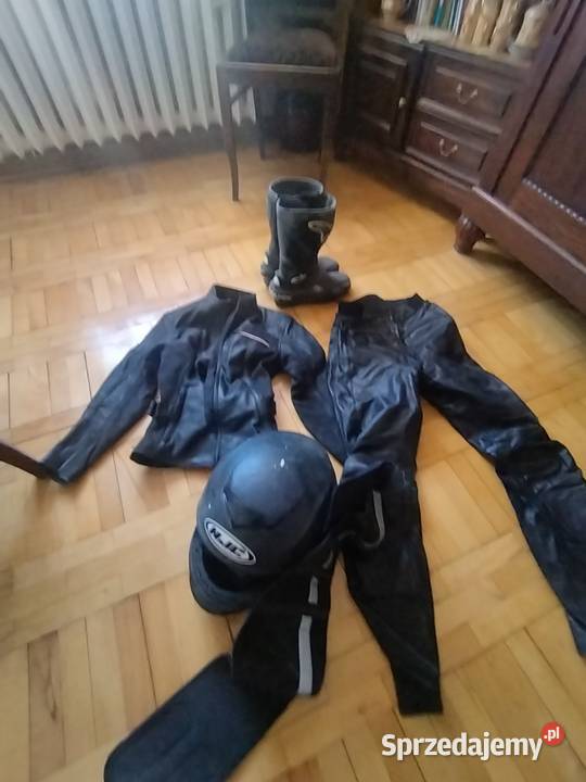 Strój motocykl kombinezon skóra naturalna 36 Odzież sportowa Bydgoszcz