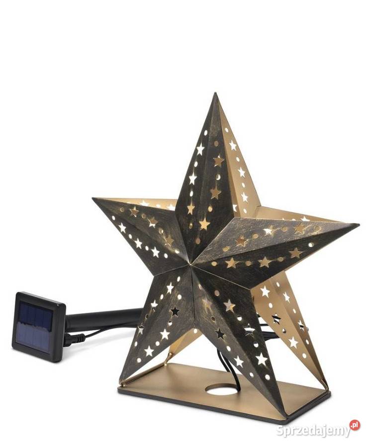 Ozdoba solarna TchiboMetal Star Gwiazda wielkopolskie Pleszew