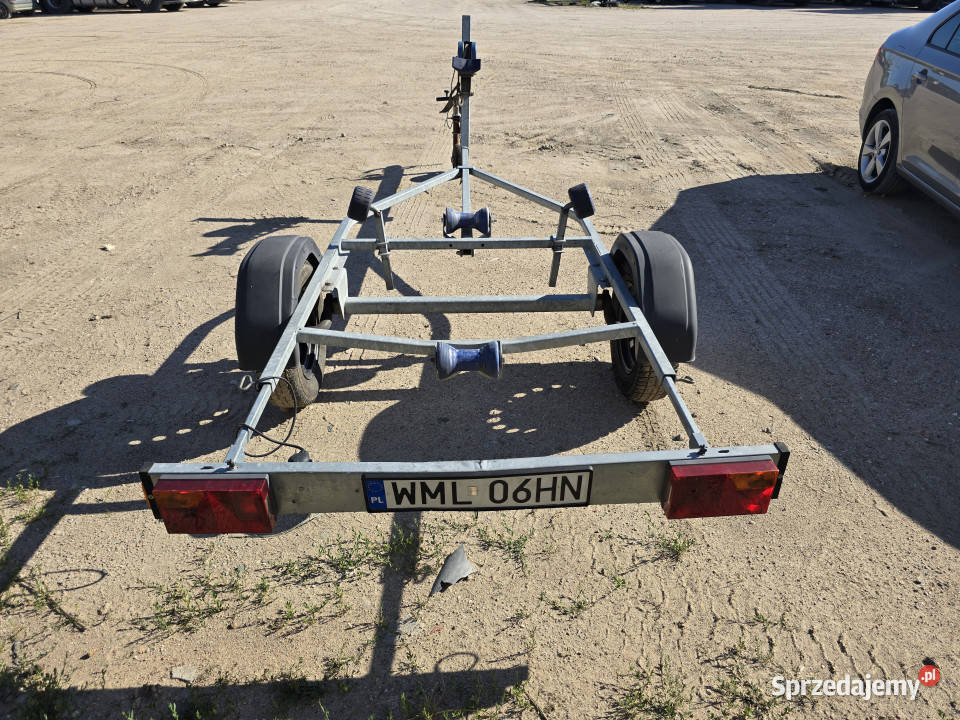 Przyczepka do łodzi wędkarskiej skutera wodnego Brenderup