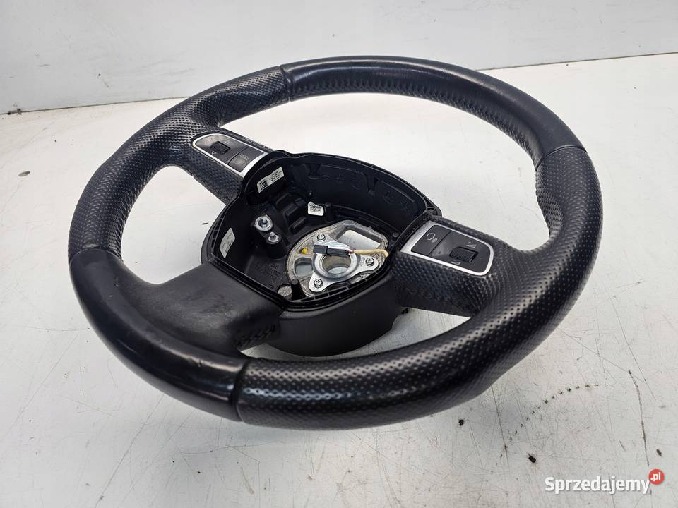 KIEROWNICA SKÓRA MULT AUDI A4 A5 Q5 8R0419091F osobowe Kierownice Przystajń